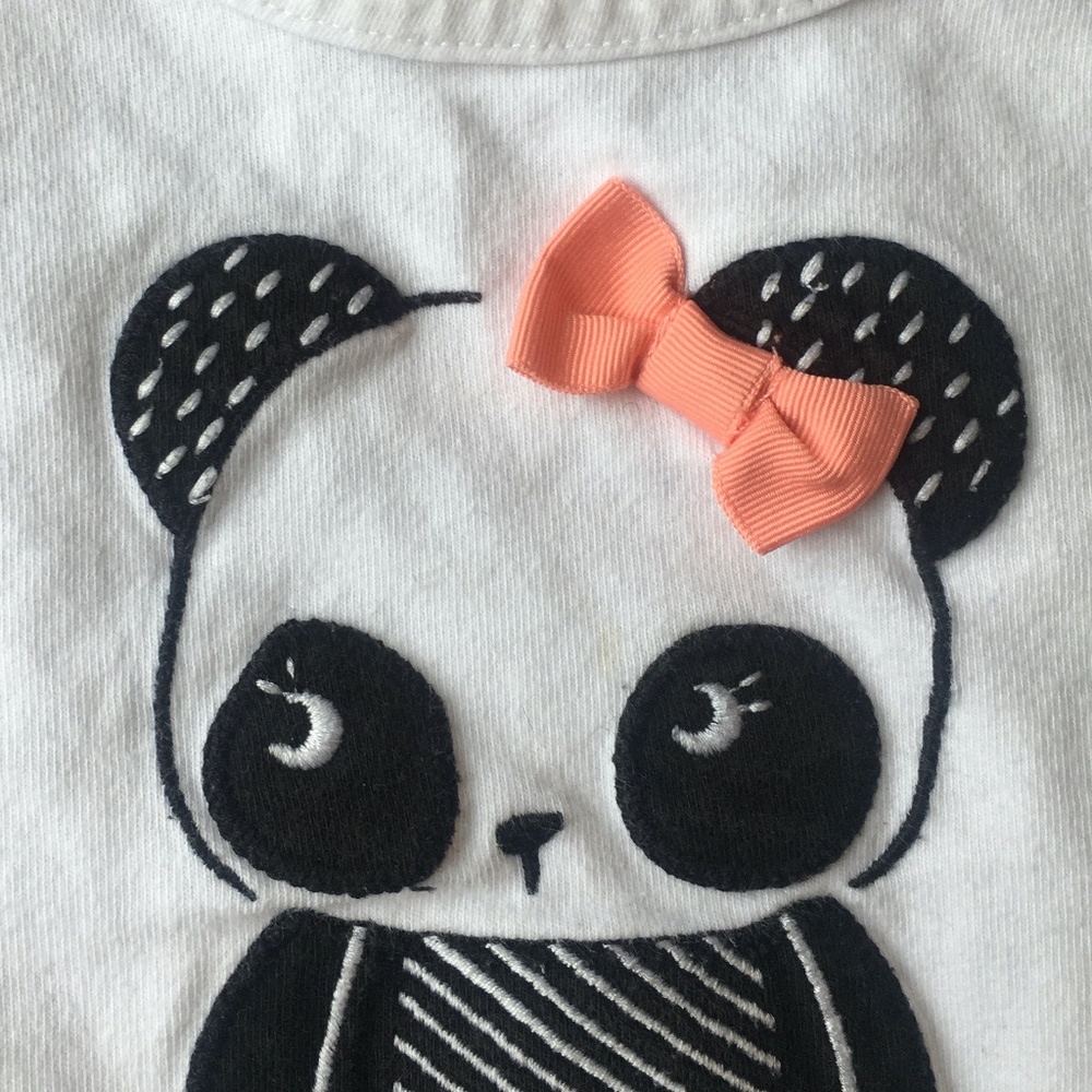 3 piece Gymboree Panda shirt and pant set